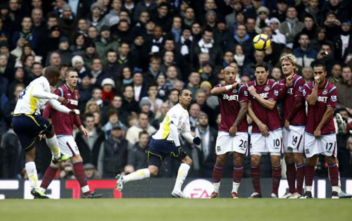 tottenham vs west ham 2012